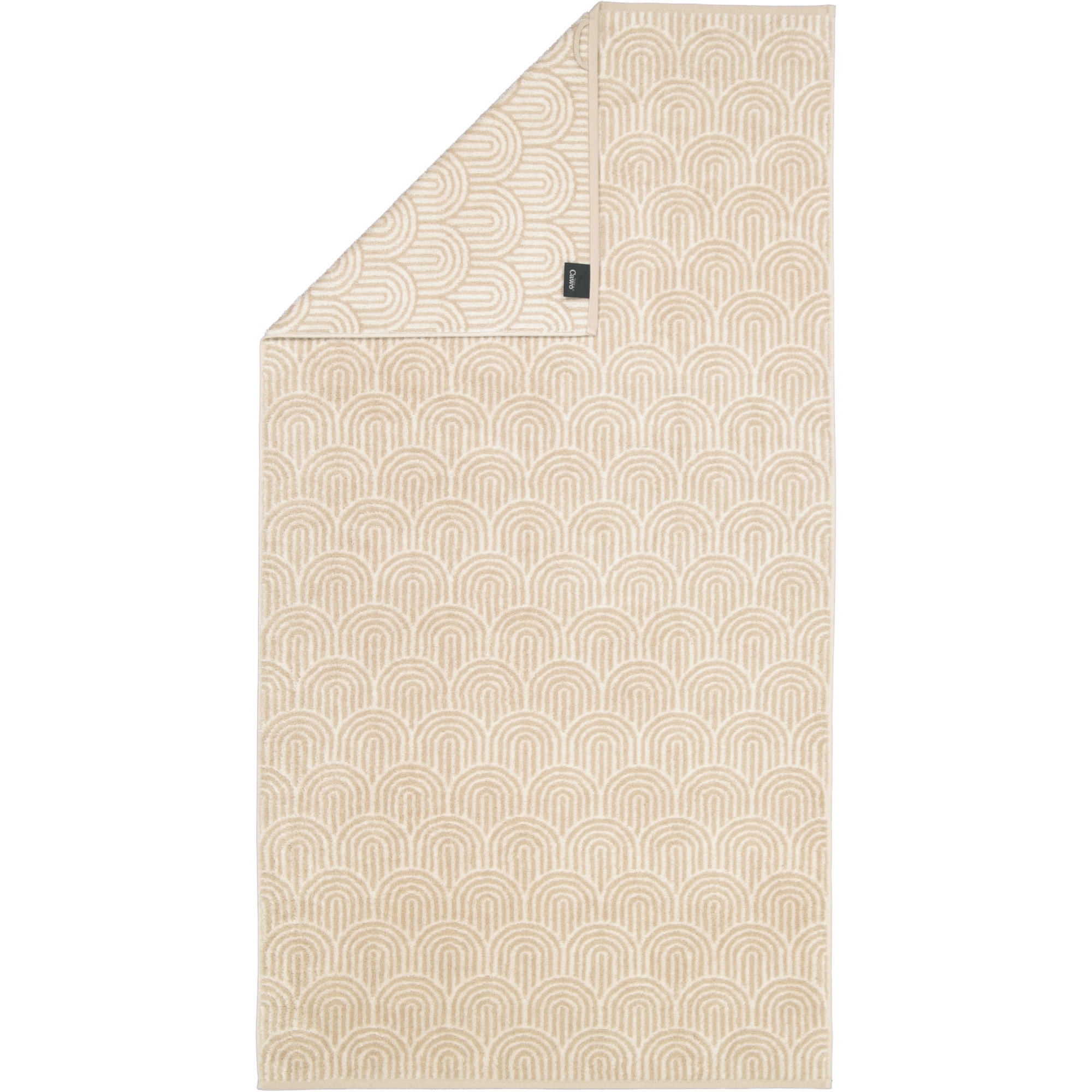 DUSCHTUCH MAISON BÖGEN 6268 NATUR - 33 - Beige, Textil (70/140cm) - Cawoe