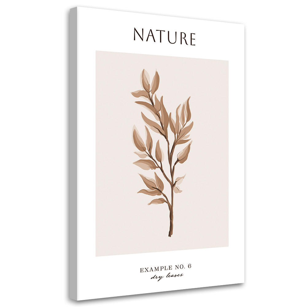 WANDBILD trockene blätter natur - Beige, Textil (40/60cm) - Feeby