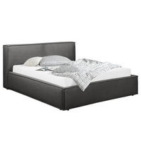POLSTERBETT - Anthrazit, Textil (140/200cm) - home24