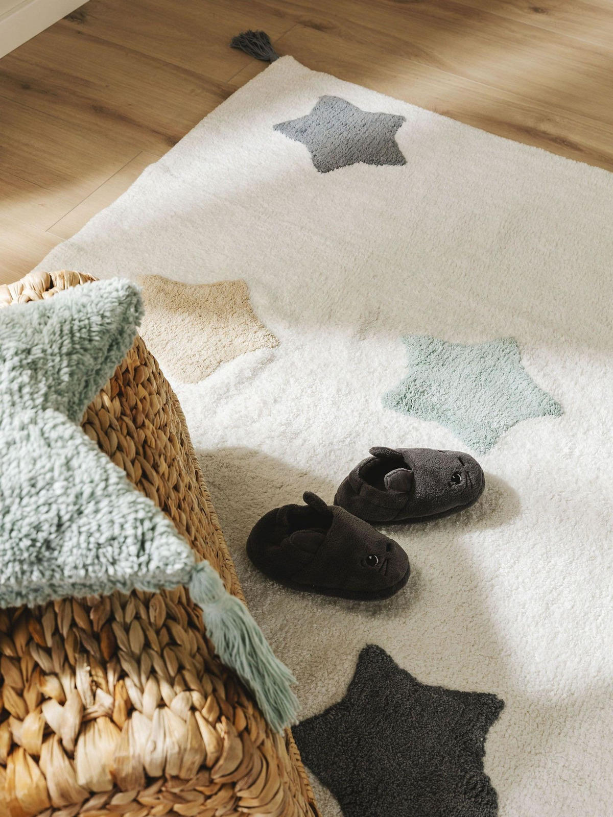 KINDERTEPPICH Wasch - Multicolor, Naturmaterialien/Textil (120/1cm) - KUNSTLOFT