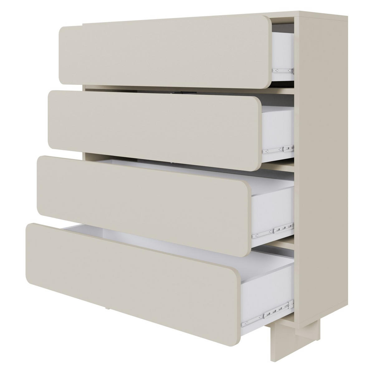 KOMMODE Wuwu Greige 101 cm - Taupe, Holzwerkstoff (100.8/111.8/35cm) - Selsey