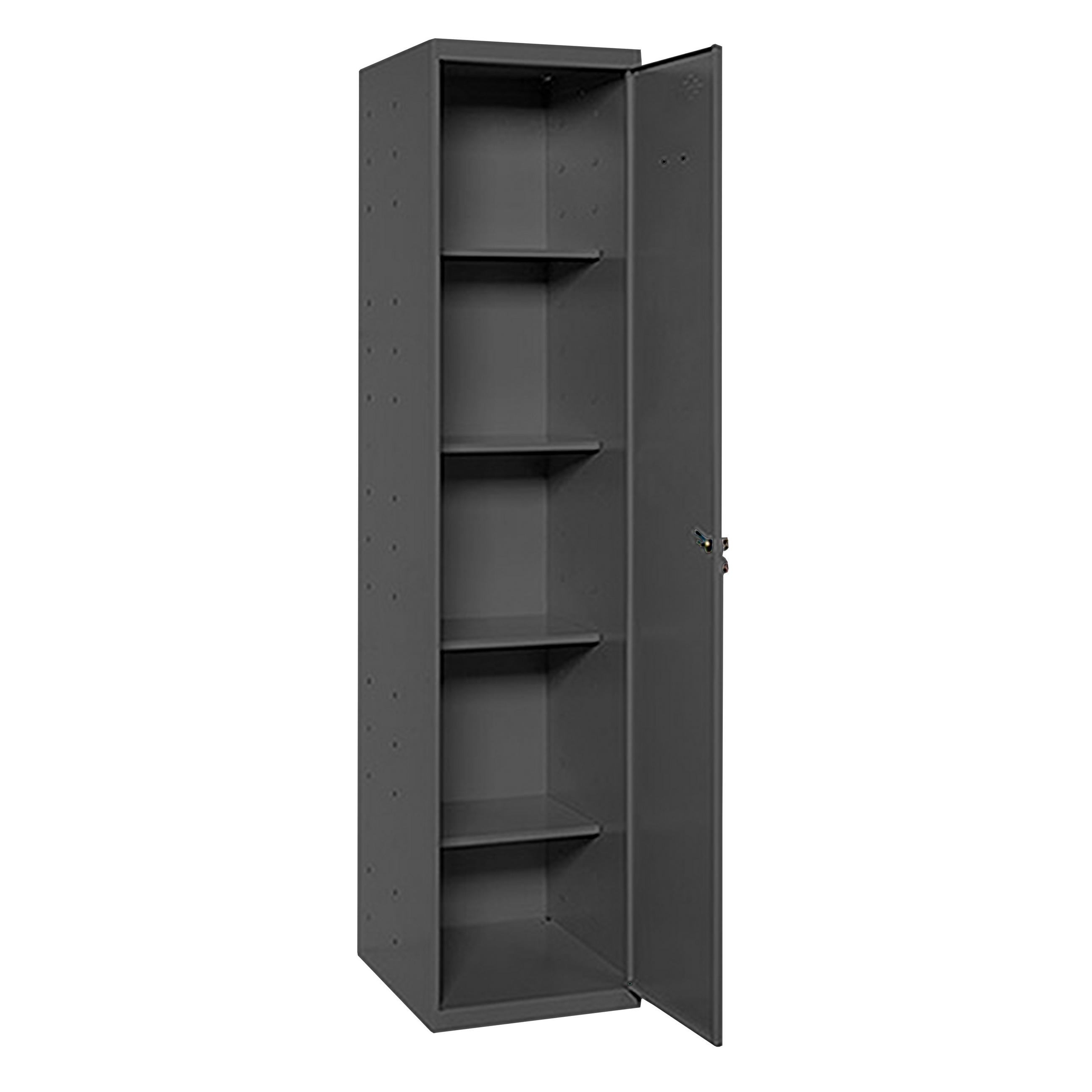 Proregal Putzmittelschrank Anthrazit 40x180x40 cm