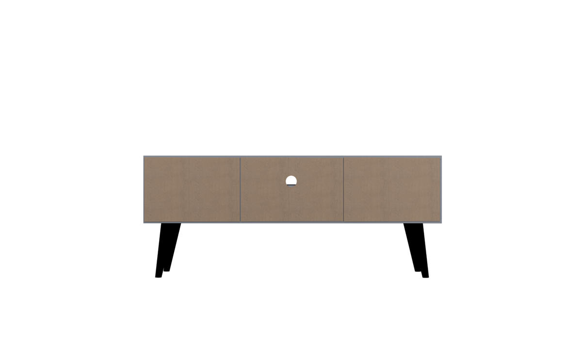 NÍZKA SKRÍŇ Toronto šedá 35/55,2/120 cm - sivá, kompozitné drevo (35/55/120cm) - RAUMHIRSCH FURNITURE