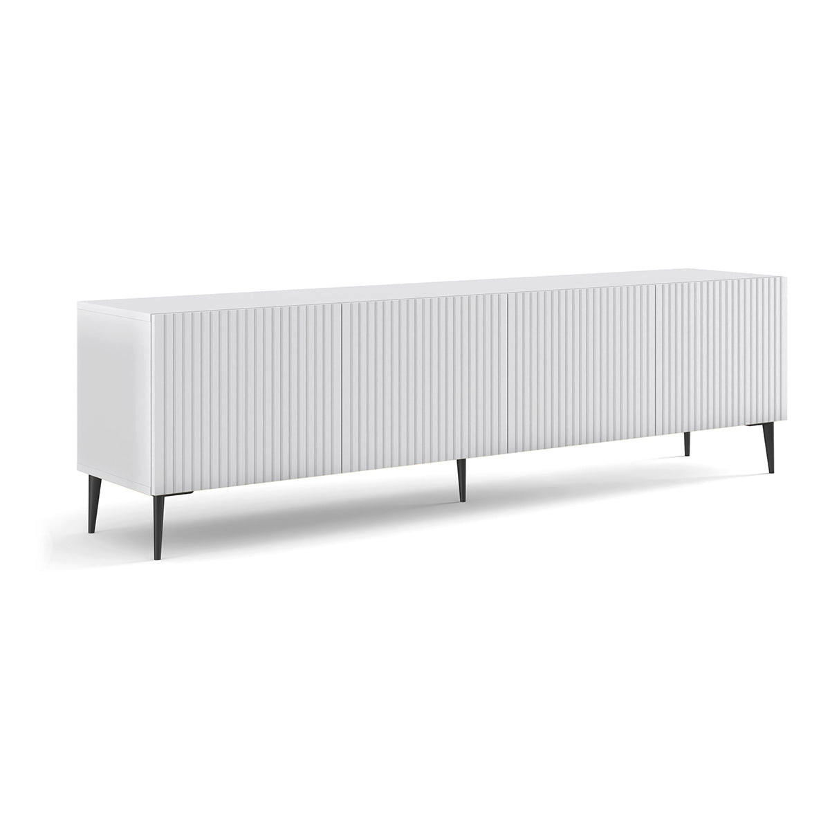 TV STOLÍK Philaé Biela - biela, kompozitné drevo (200/56/42cm) - Petits-meubles
