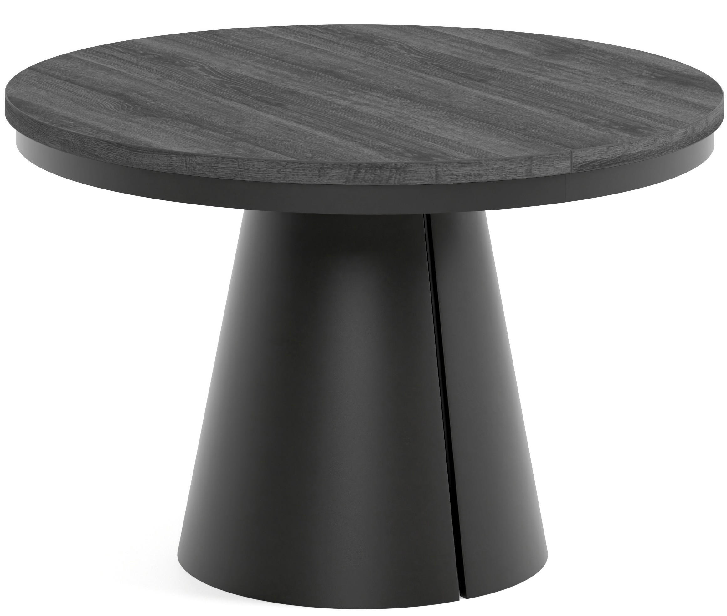 TISCH Schwarz ALMA Ausziehbar 120/196 cm - Schwarz, Holzwerkstoff (2/120/76cm) - Sepro Meble