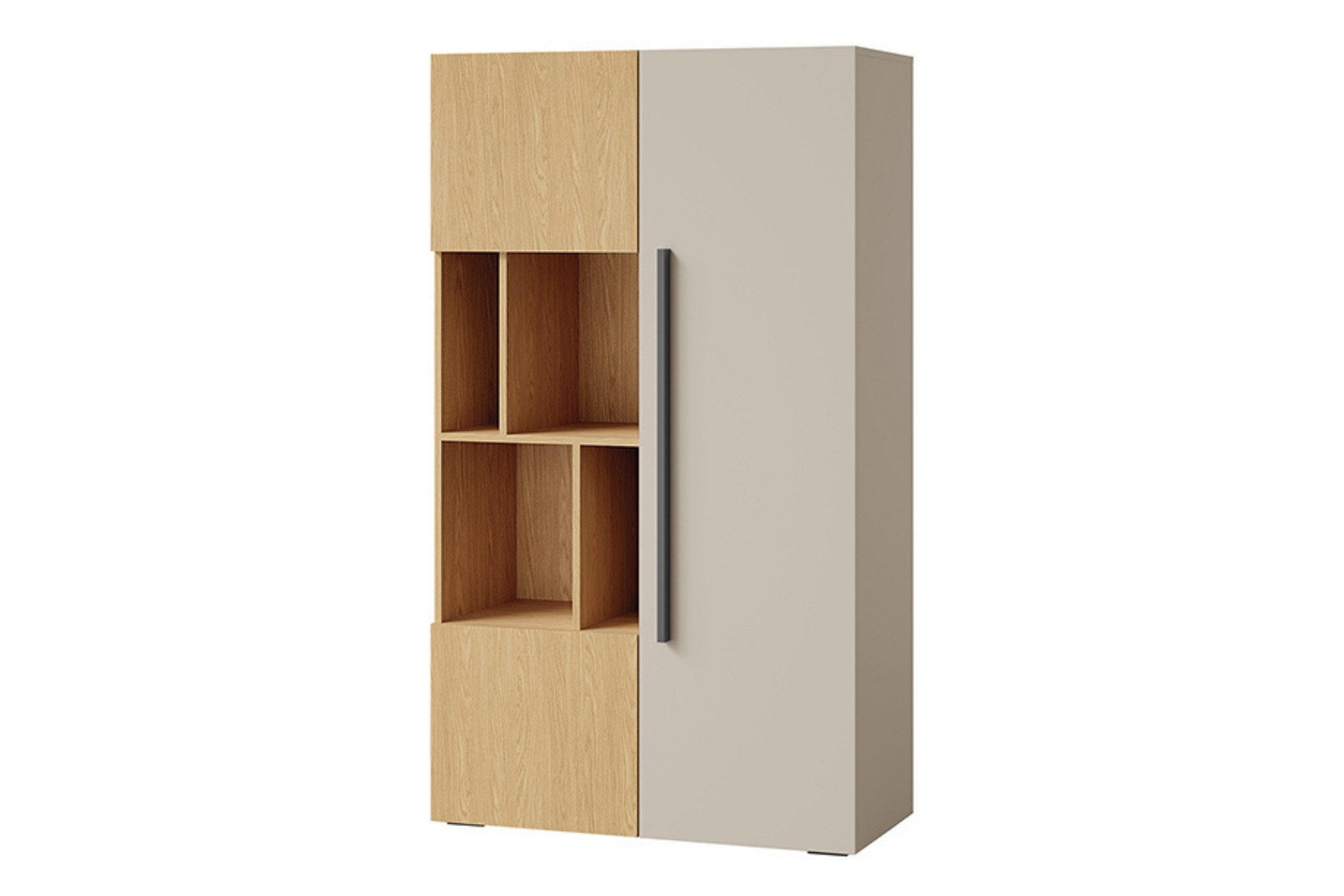 KINDERREGAL LIMA 05 90/157/40 cm in Kaschmir/Eiche - Kaschmir/Eichefarben, Holzwerkstoff (90/157/40cm) - Deine Möbel 24