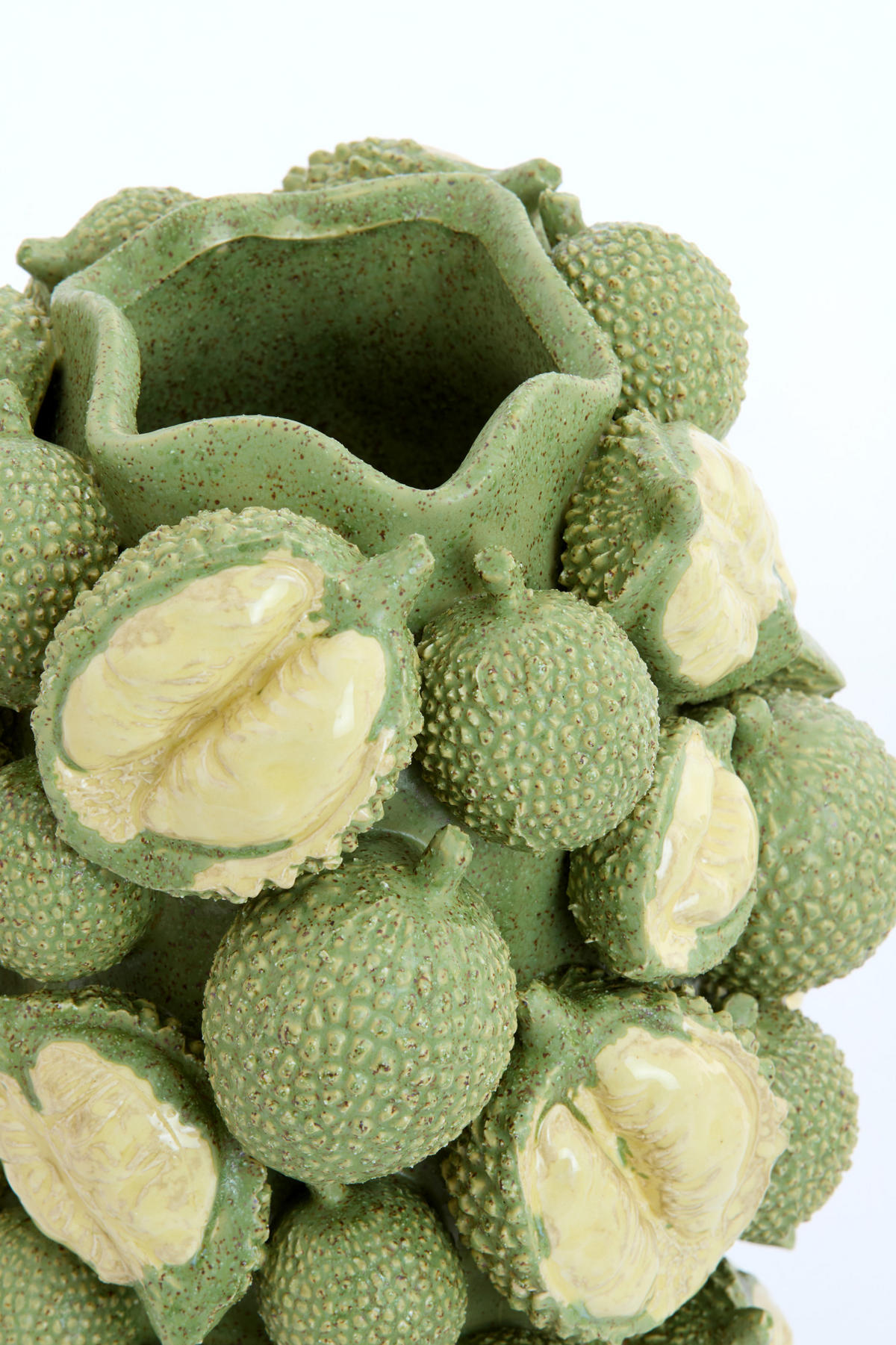 VASE Lanika Grün Ø25/30 cm - Grün, Keramik (30cm) - Light & Living