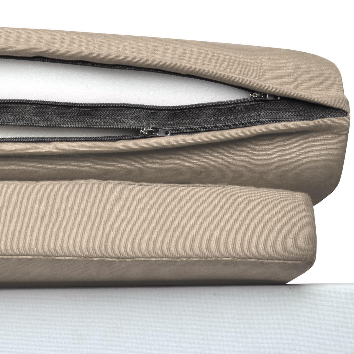 DECKCHAIRAUFLAGE Loftlux DC 175/45/5 cm Natur - Sandfarben, Textil (45/5/175cm) - Beautissu 