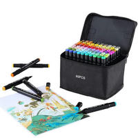 ALKOHOLMARKER 80 Farben Set mit Tragetasche - Multicolor, Kunststoff (20/14/16cm)