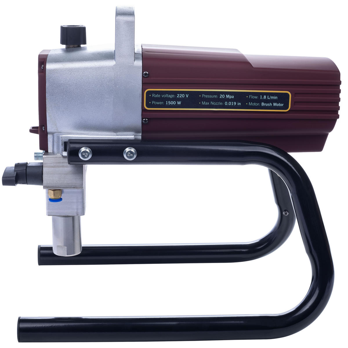 FARBSRITZGERÄT Force A - 1500 W, 20 MPa, 1,8 l/min, max. Düse 0,019”, 15 m Schlauch - Multicolor, Kunststoff