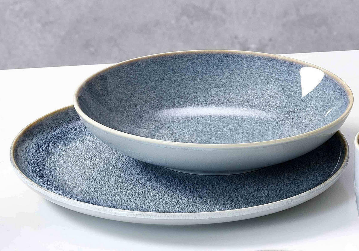 SPEISETELLER Skagen Stone grau ø 26,5 cm 4er Set - Grau, Keramik (26.5cm) - Ritzenhoff Breker