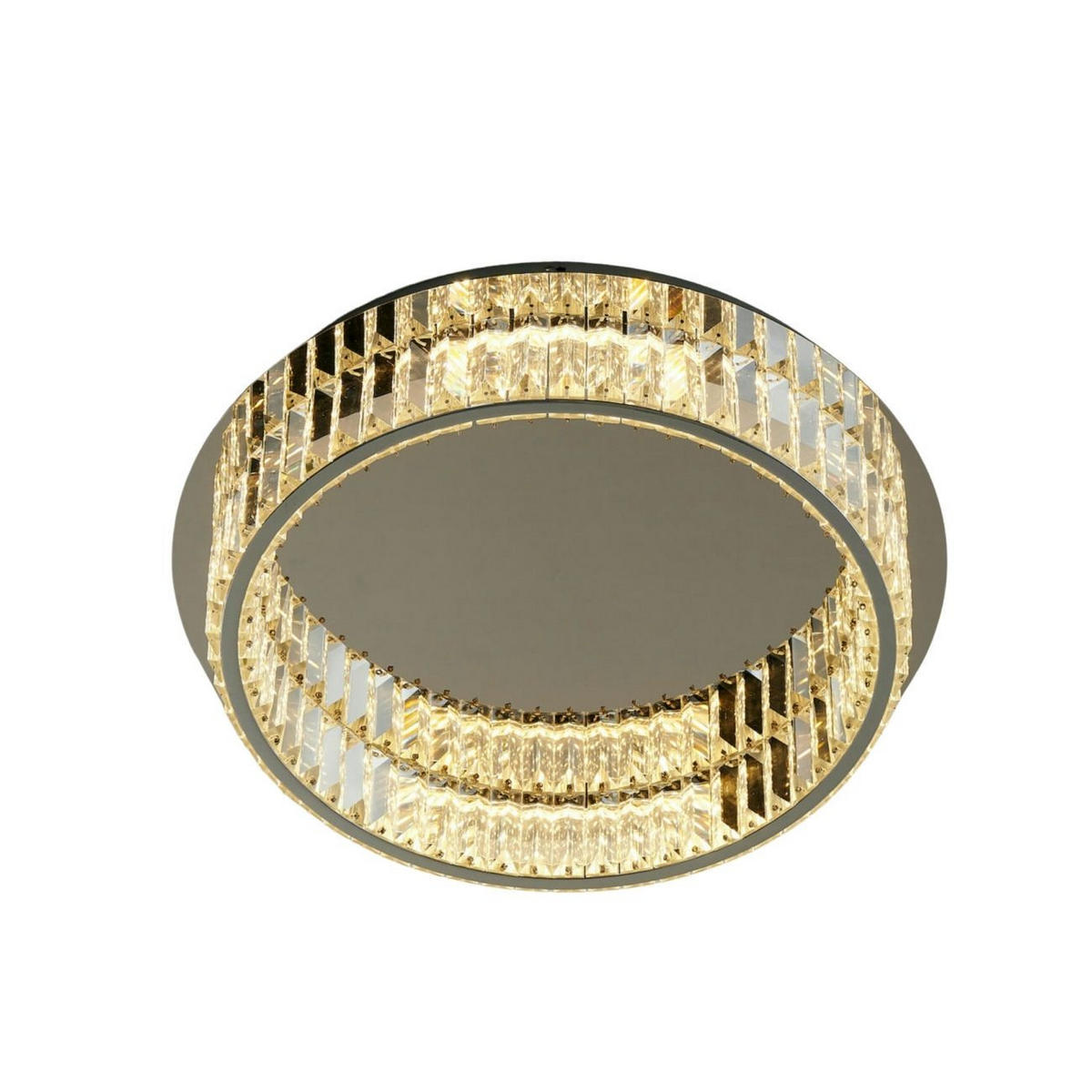 DECKENLEUCHTE Pezzati, Silber/Chrom, 13cm - Chromfarben, Glas (13/50/13cm) - KOSILUM