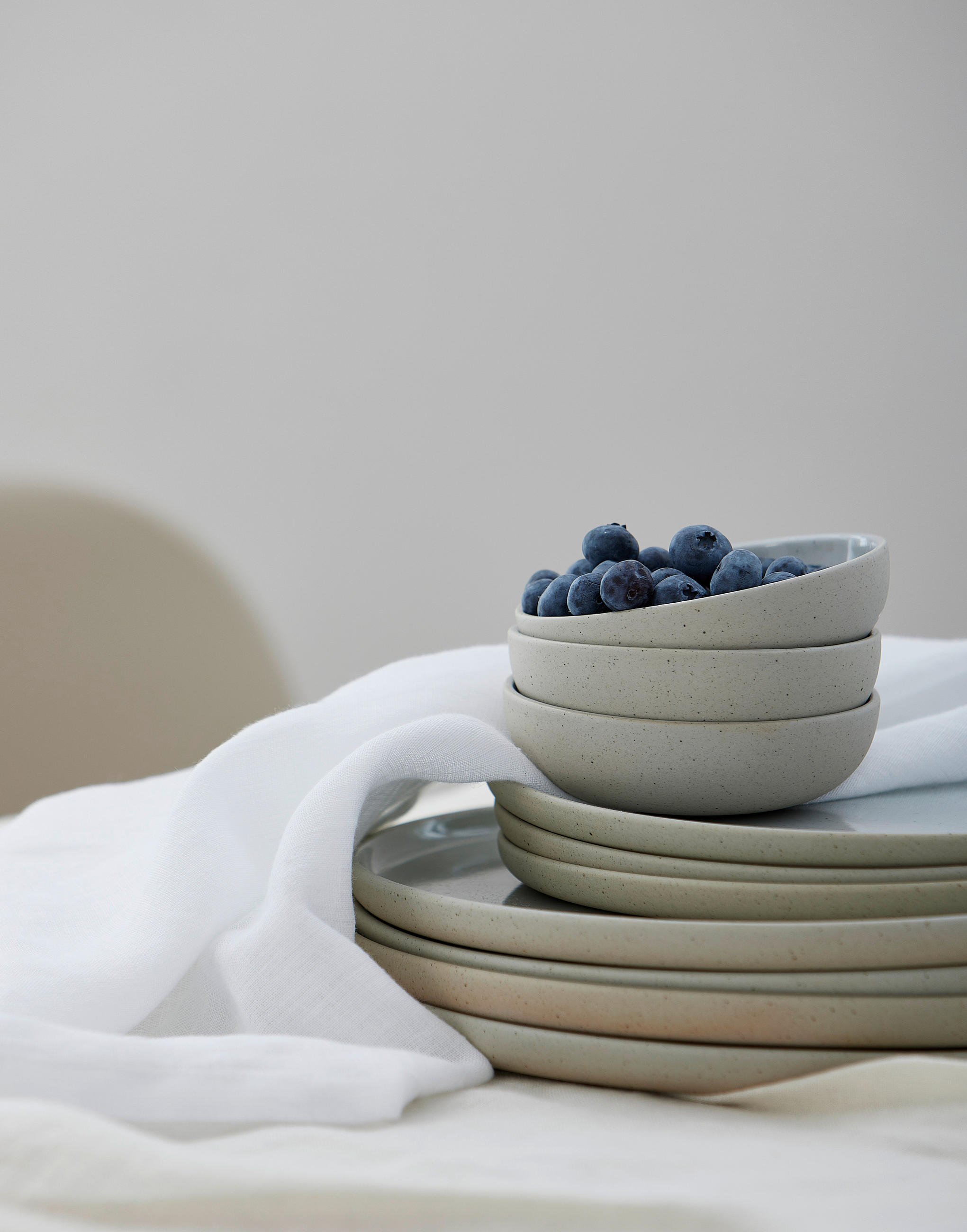 Naturfarbe ceramic tellerset