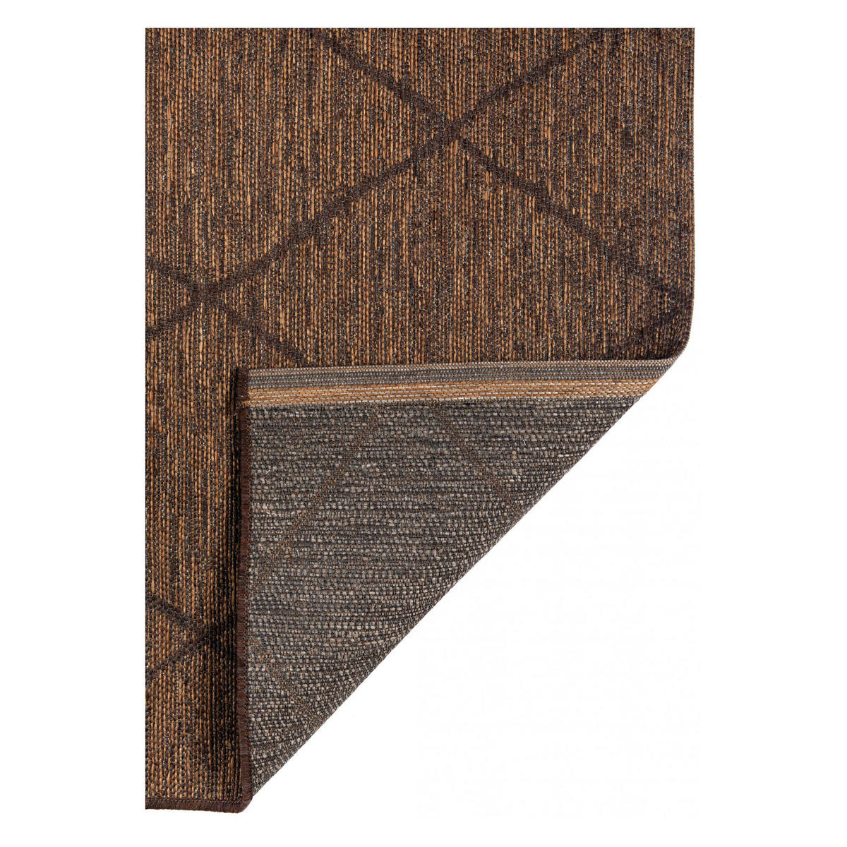 OUTDOOR-TEPPICH Allan kaffee 160 x 230 x 1 cm - Braun, Textil (160/230cm) - Vivaraise