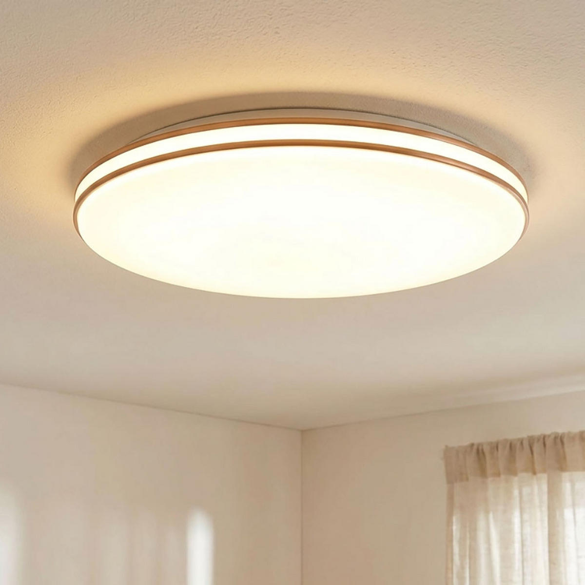 LED DECKENLEUCHTE Pierre Weiß Metall - Weiß, Metall (37/37/8cm) - Globo Lighting