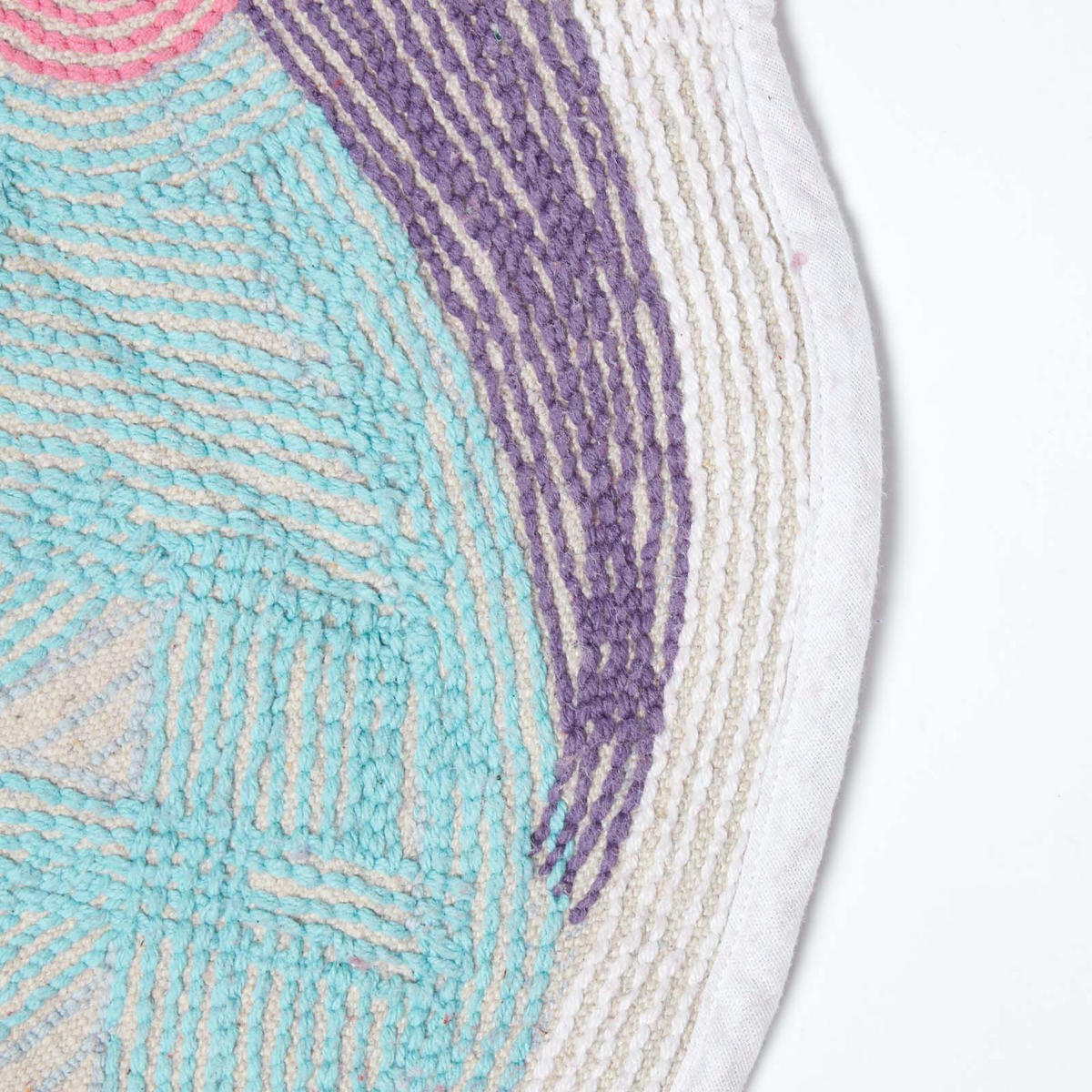 KINDERTEPPICH Eule, Baumwolle 80/70 cm - Multicolor, Textil (70/80cm) - Homescapes