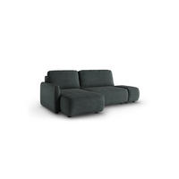 ECKSOFA mit Schlaffunktion Schwarz - Schwarz, Textil (229/148cm) - Furnisell