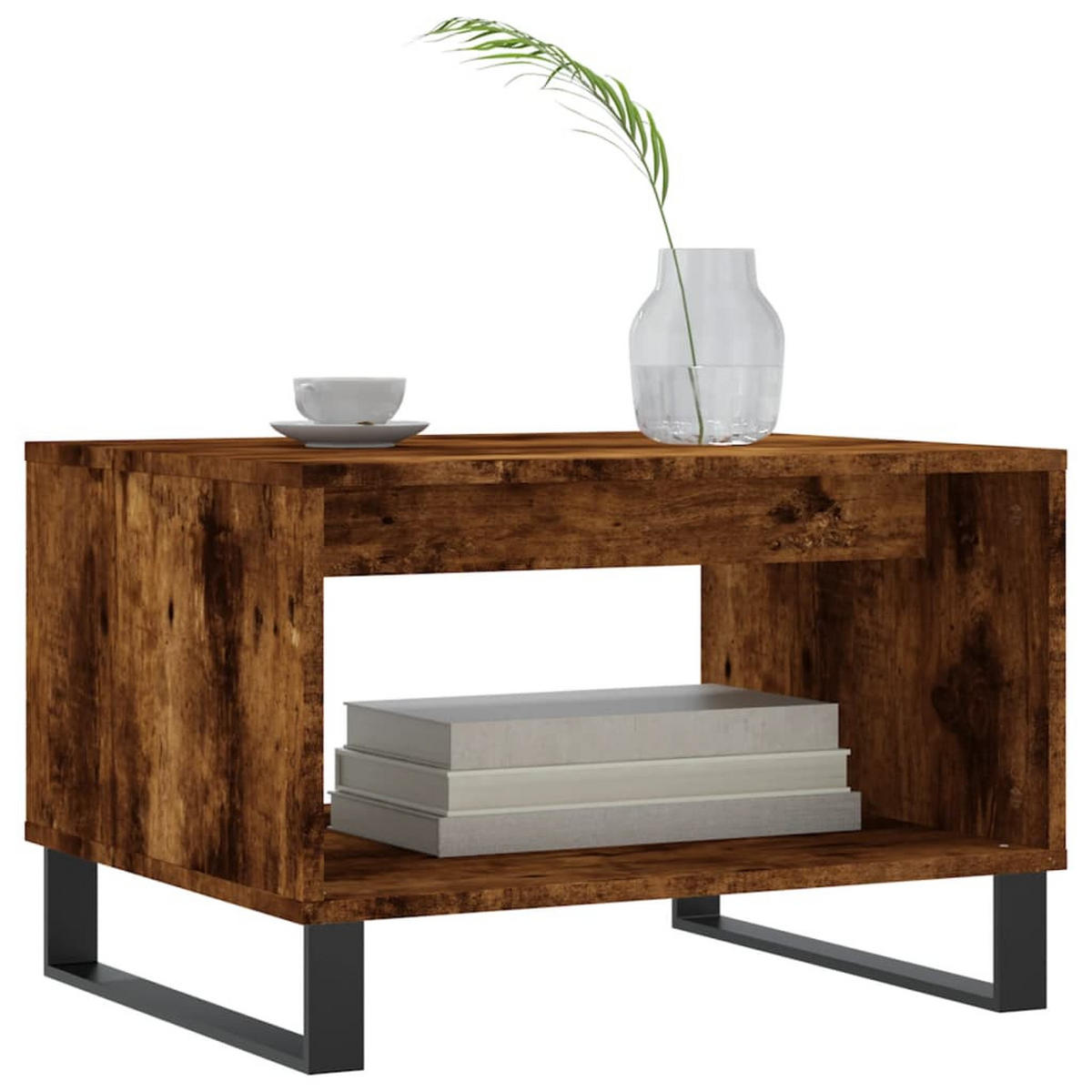 COUCHTISCH Räuchereiche 60x50x40 cm Holzwerkstoff - Braun, Holzwerkstoff (60/50/40cm) - furnicato