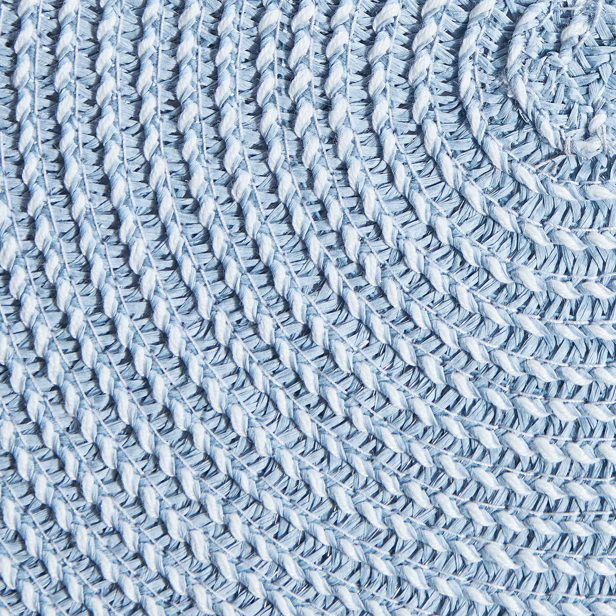 TISCHSET (6er-Set) Ambiente rund - Hellblau, Kunststoff (38/38cm) - Butlers