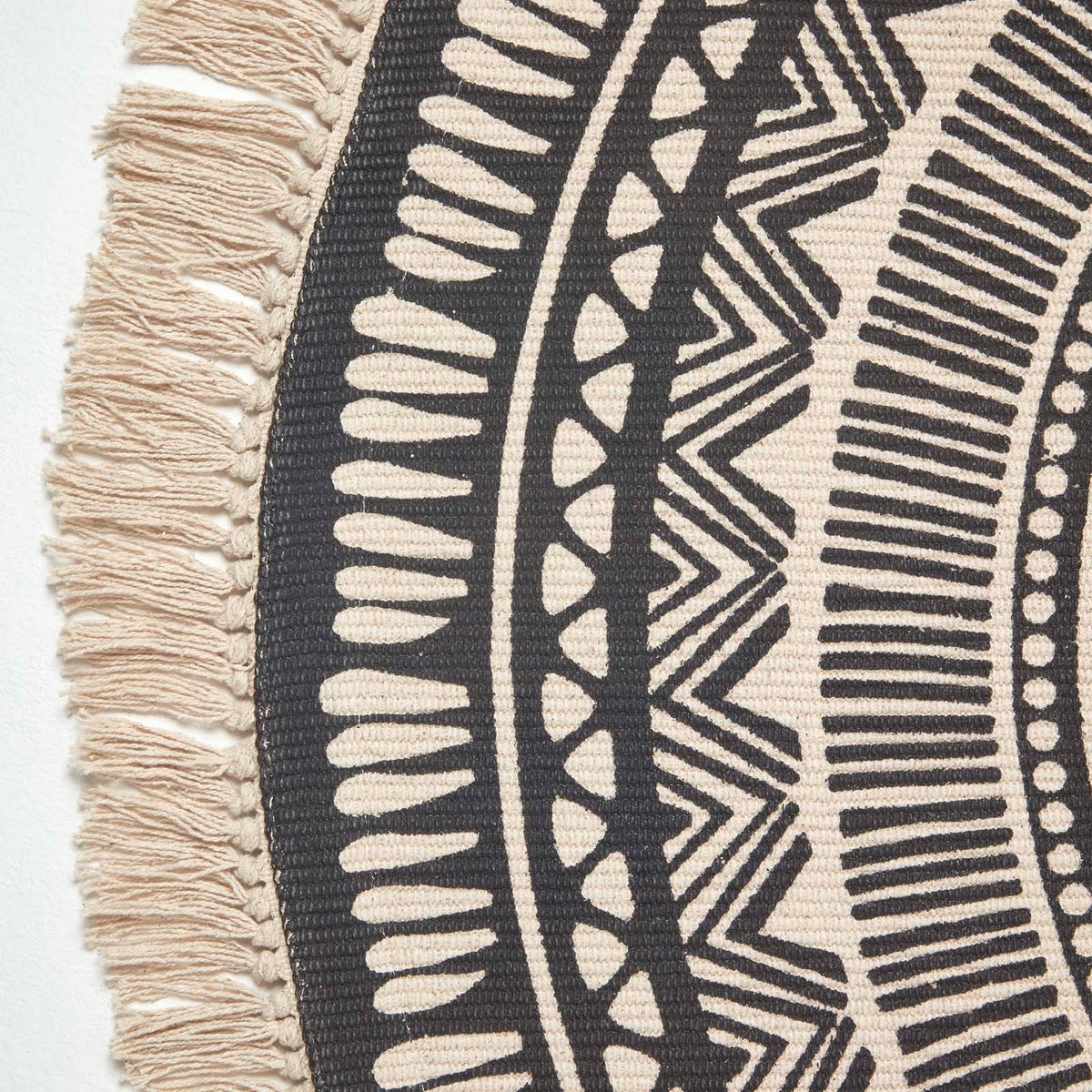 BAUMWOLLTEPPICH mit Mandala-Muster rund 145 cm - Multicolor, Textil (145/145cm) - Homescapes