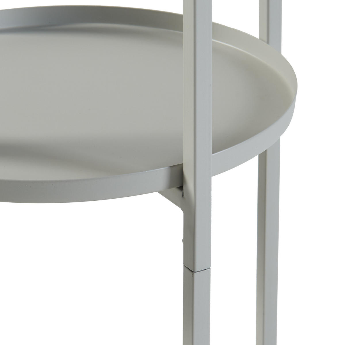 BLUMENSTÄNDER Altena - Hellgrau, Metall (27/27/94.5cm) - [en.casa]