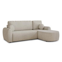 ECKSOFA Jazz, Seite: Rechts - Beige, Holz/Textil (240/160cm) - Sofnet