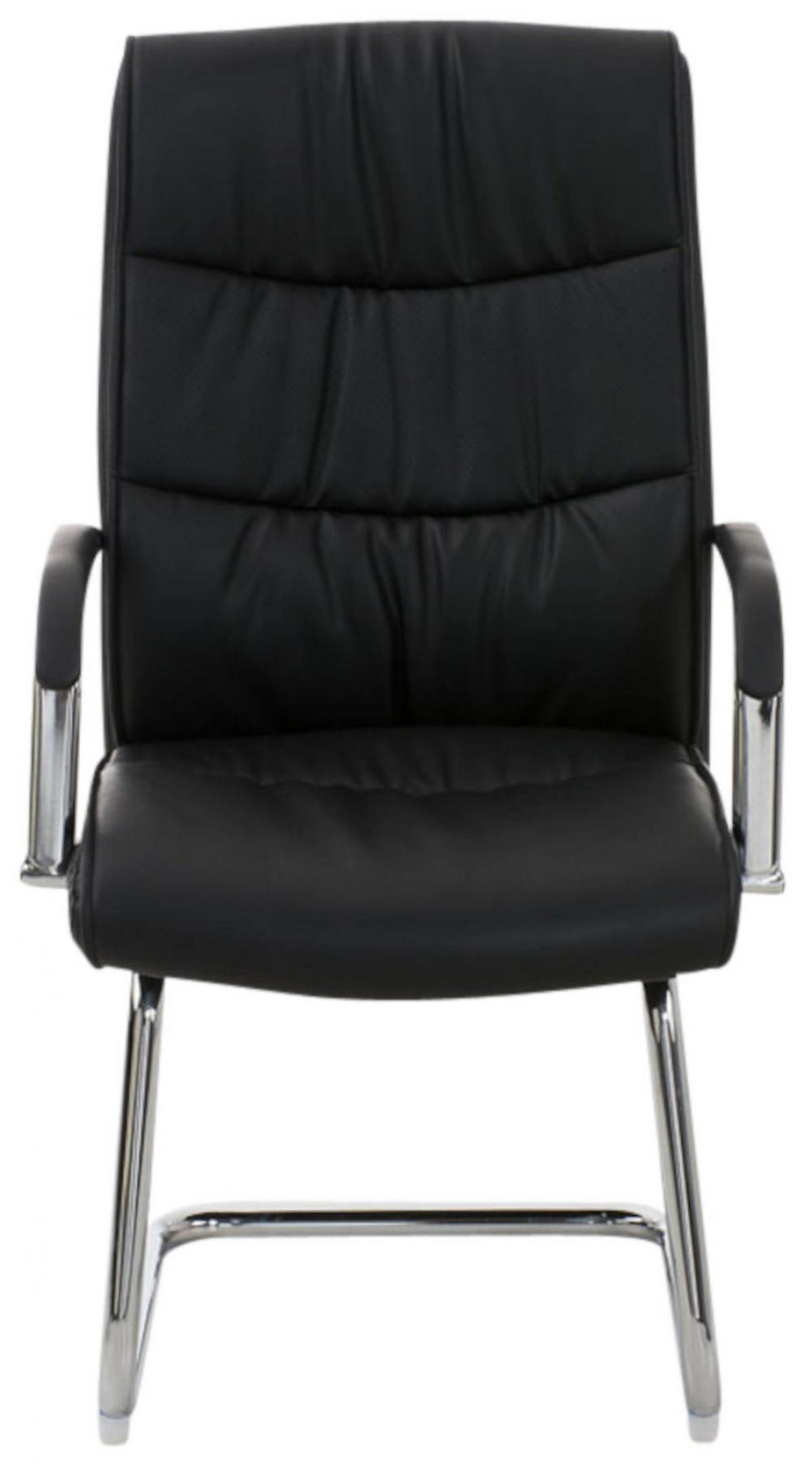 SCHWINGSTUHL 2er Set Lederlook schwarz - Schwarz, Textil/Metall (49/105/60cm) - CLP