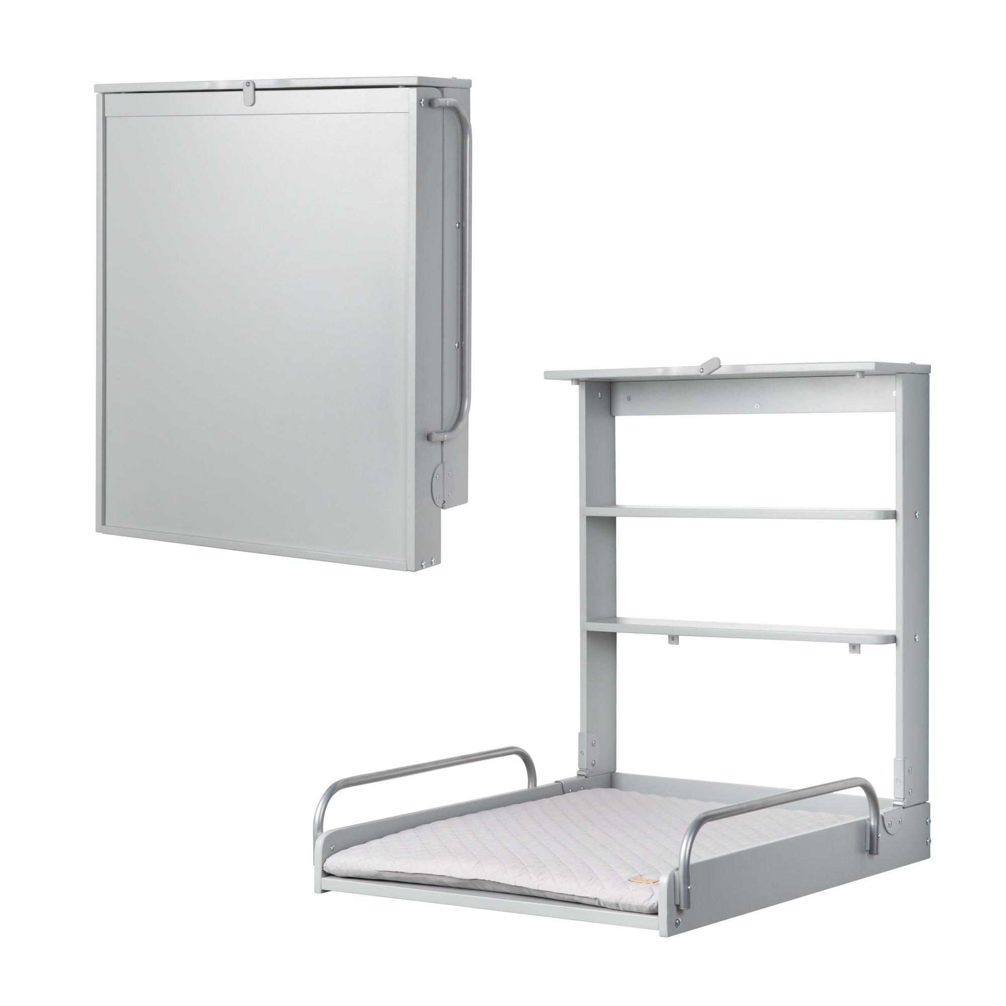 WANDWICKELREGAL roba Style grau - Taupe, Holzwerkstoff (66.5/78/76.5cm) - Roba
