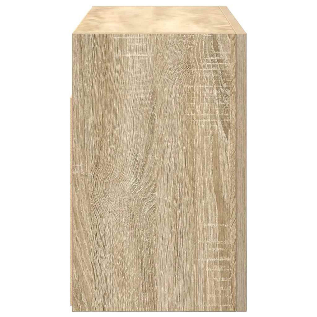 BAD-WANDSCHRANK Sonoma-Eiche 60/25/40 Cm Holzwerkstoff - Hellbraun, Holzwerkstoff (25/40/60cm) - vidaXL