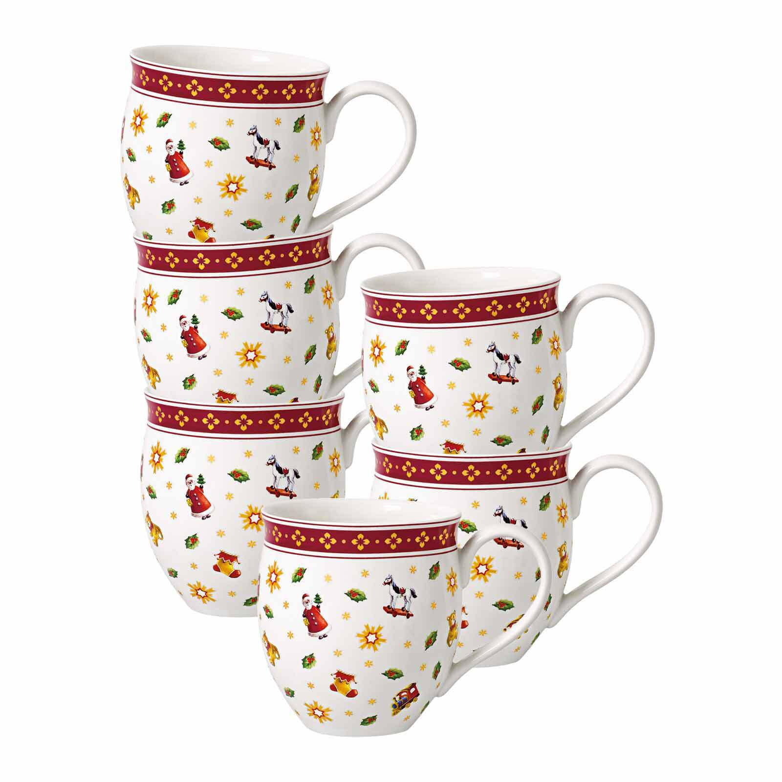 BECHER MIT STREUMOTIV Toy's Delight bunt 390 ml 6er Set - Multicolor, Keramik (0.39L) - Villeroy & Boch