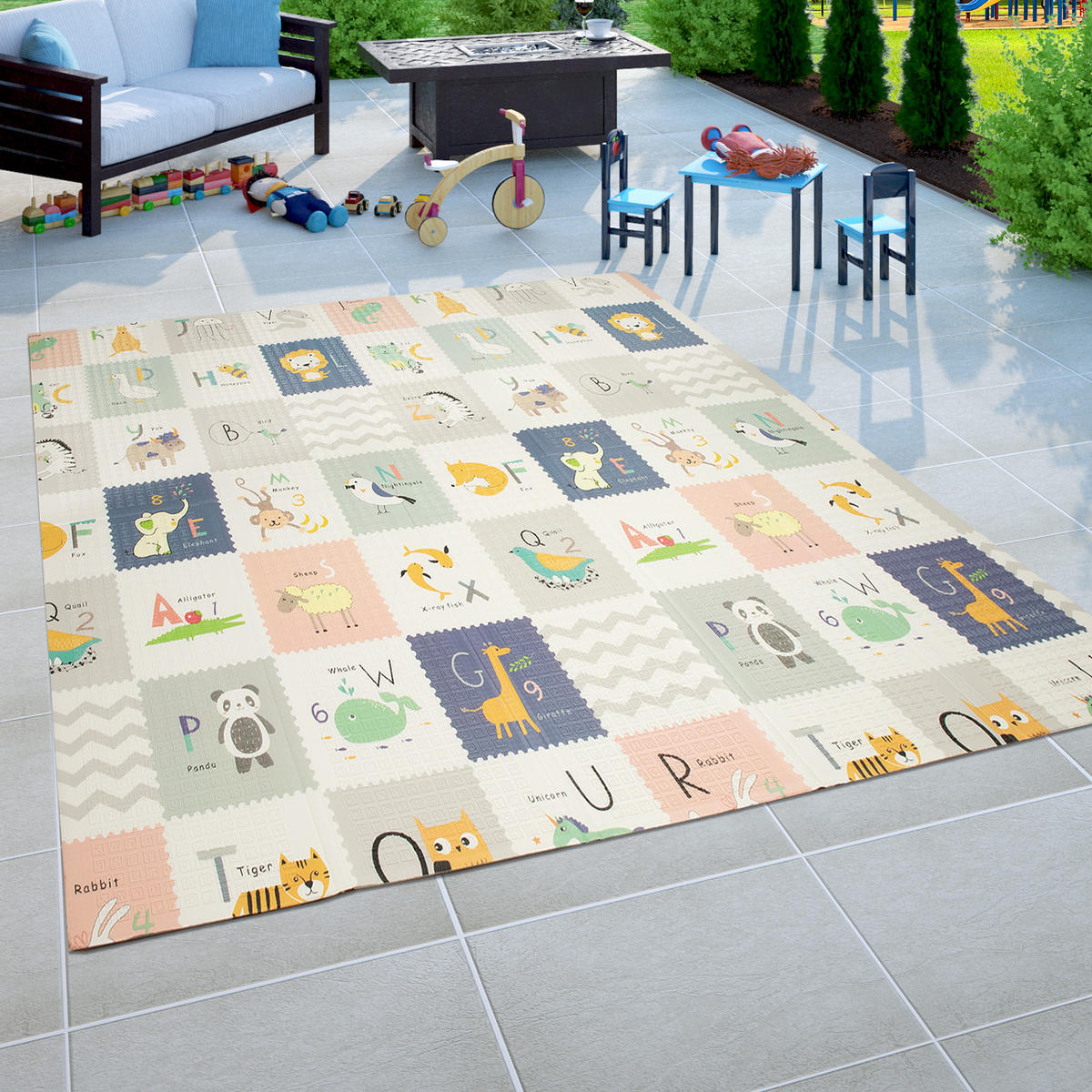KINDERTEPPICH 150/200 cm Folding Mat 681 - Multicolor, Textil (150/200cm) - Paco Home