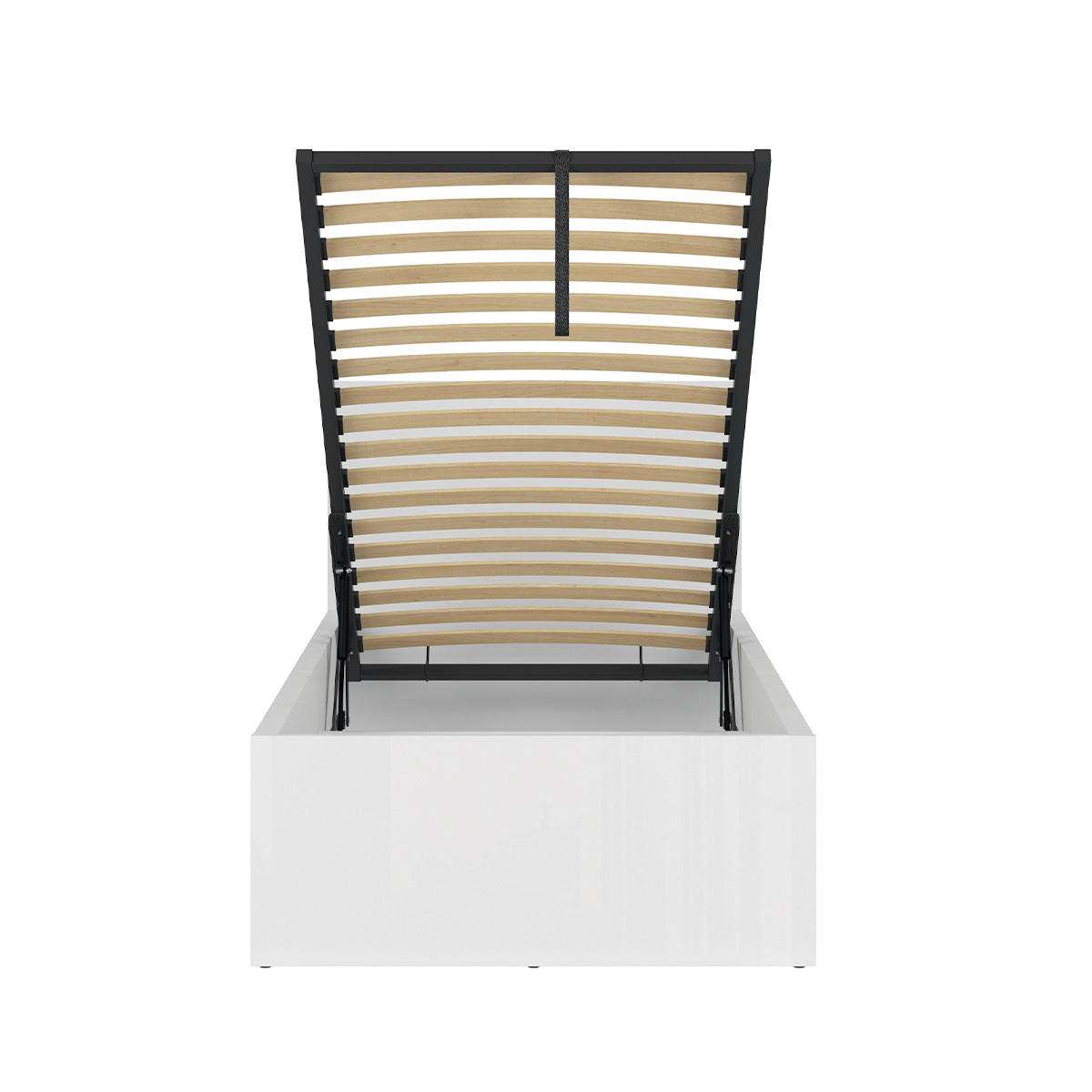 BOXSPRING POSTEL 90/200 Edwin Bílá - bílá, kompozitní dřevo (90/200cm) - Petits-meubles