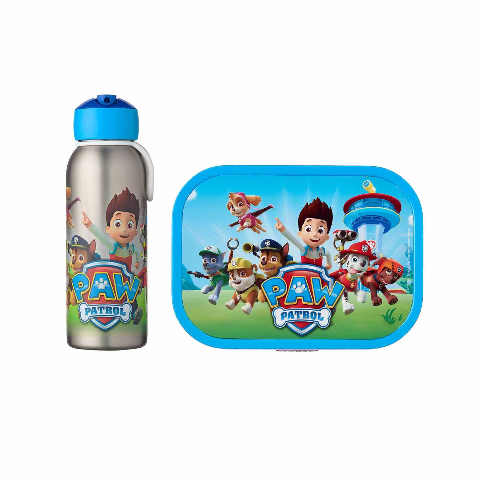 BROTDOSE + THERMOFLASCHE Campus Paw Patrol 2er Set - Blau/Multicolor, Kunststoff (1/1/1cm) - Mepal