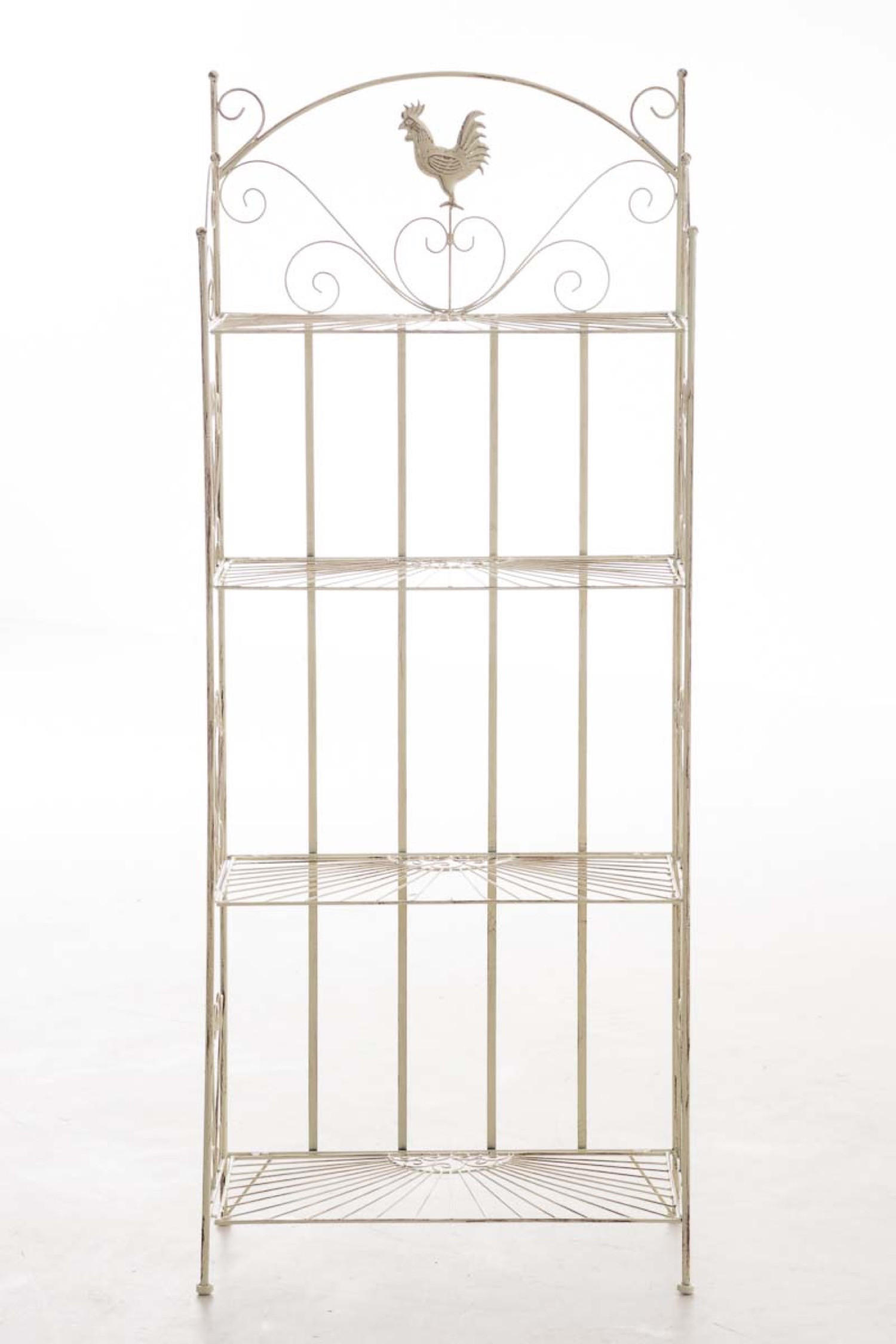 STANDREGAL Mya antik-creme - Naturfarben, Metall (61.5/153/33cm) - TPFGarden