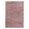 TEPPICH Hochflor Shaggy Uni Style Polypropylen Wohnzimmer Rosa Rechteckig 240x340 - Rosa, Textil (240/340cm) - KADIMA DESIGN