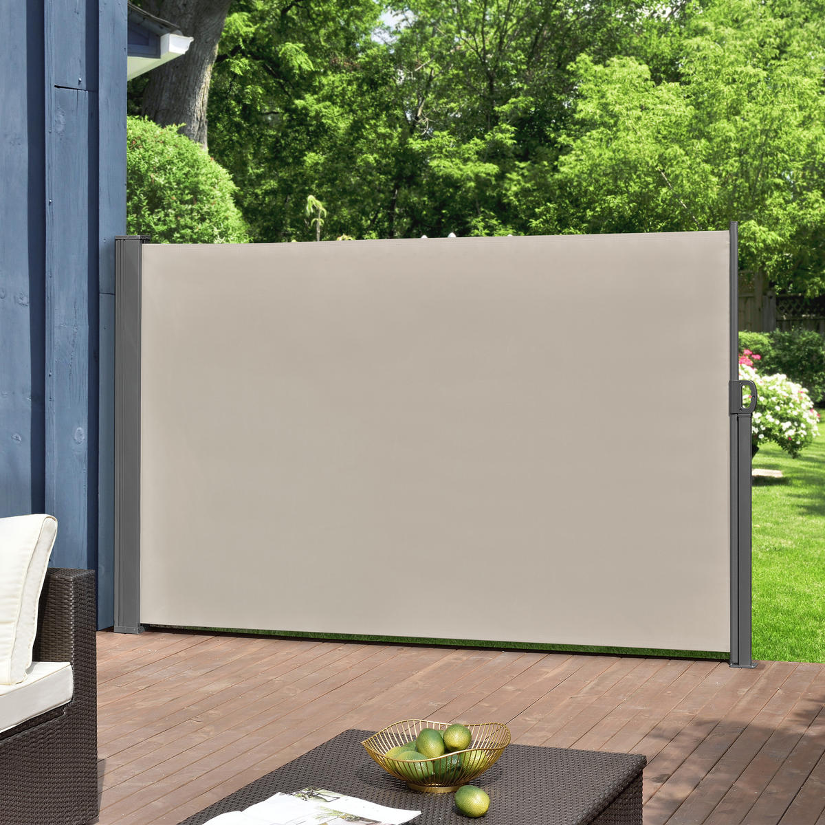 SEITENMARKISE Mulhacén - Sandfarben, Textil (300/160cm) - pro.tec