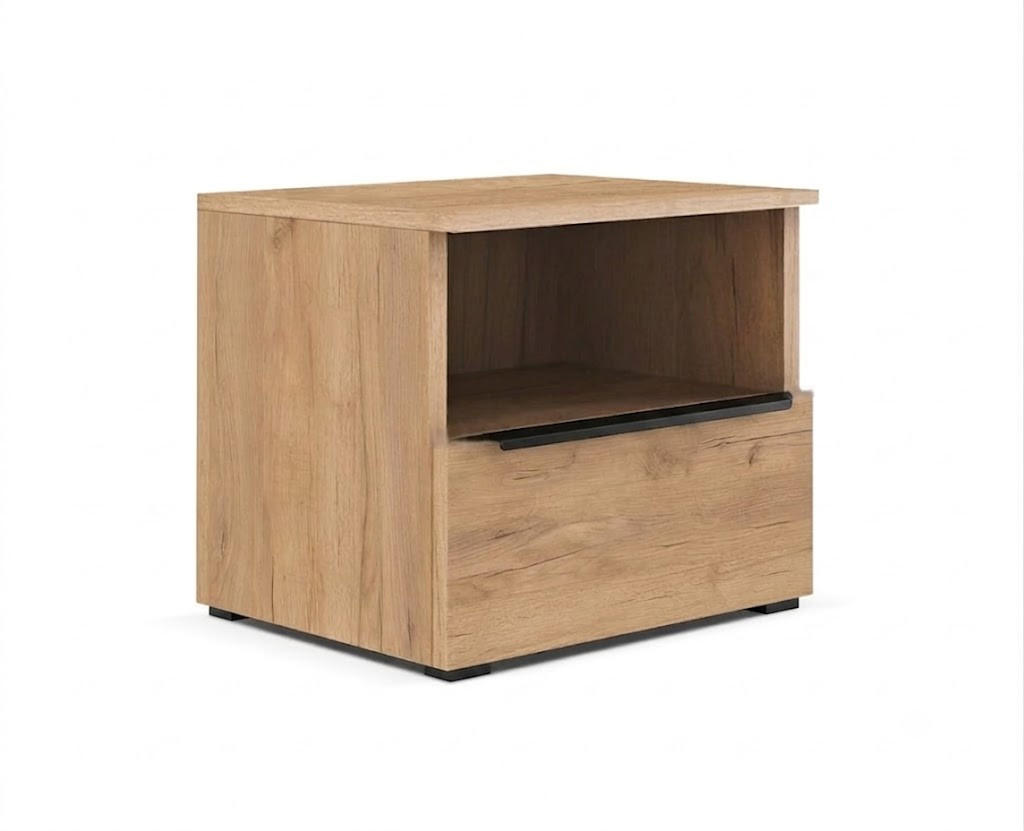 BM-Möbel Nachttisch Gold 40x38x34 cm