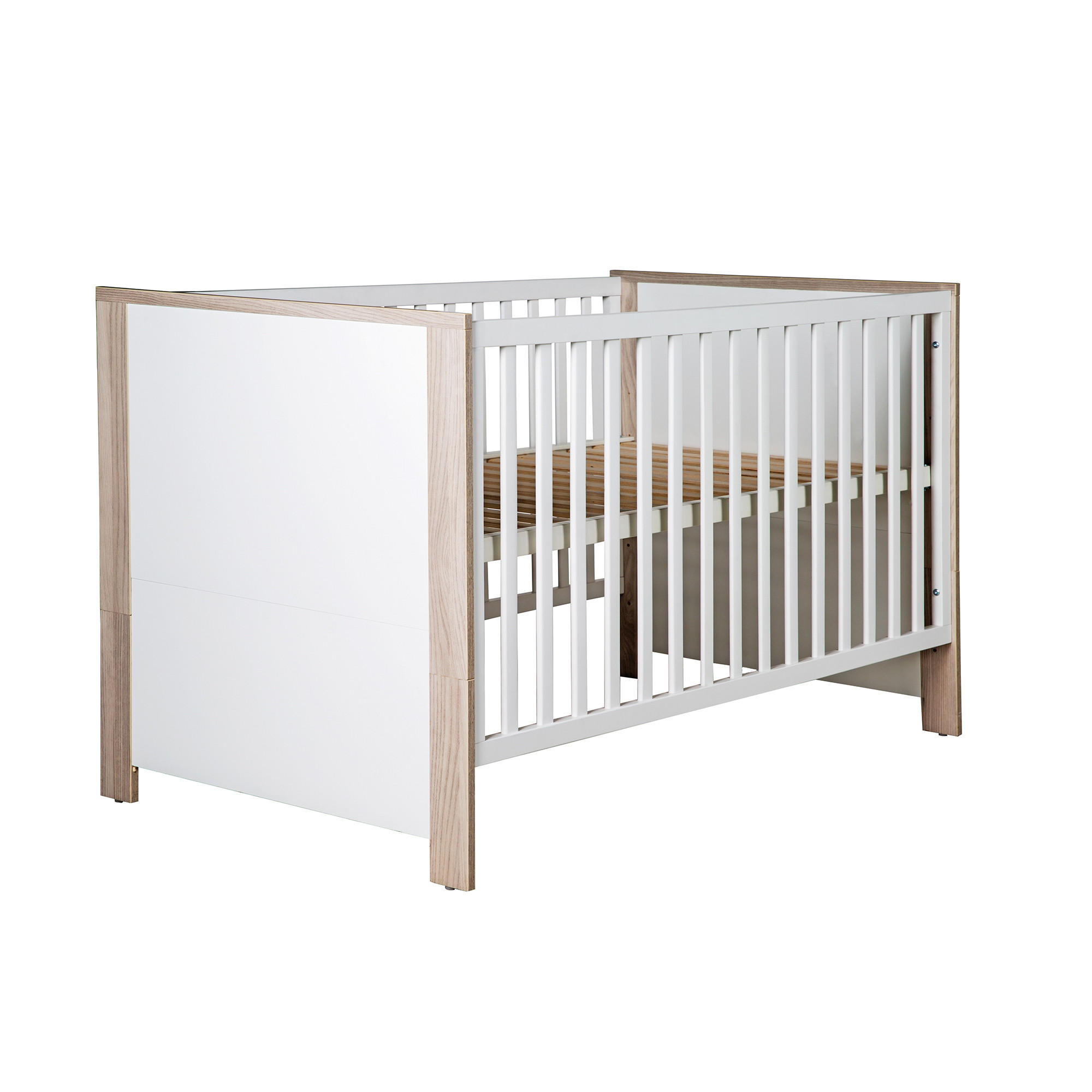 BABYZIMMER-SET Olaf 2-teilig - Multicolor/Weiß, Holzwerkstoff (76/82/142.5cm) - Roba