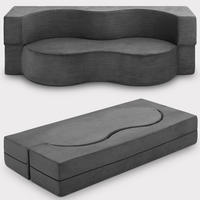 GÄSTESOFA Leova 200x90x30cm Anthrazit - Anthrazit, Textil (90/30/200cm) - Beautissu 