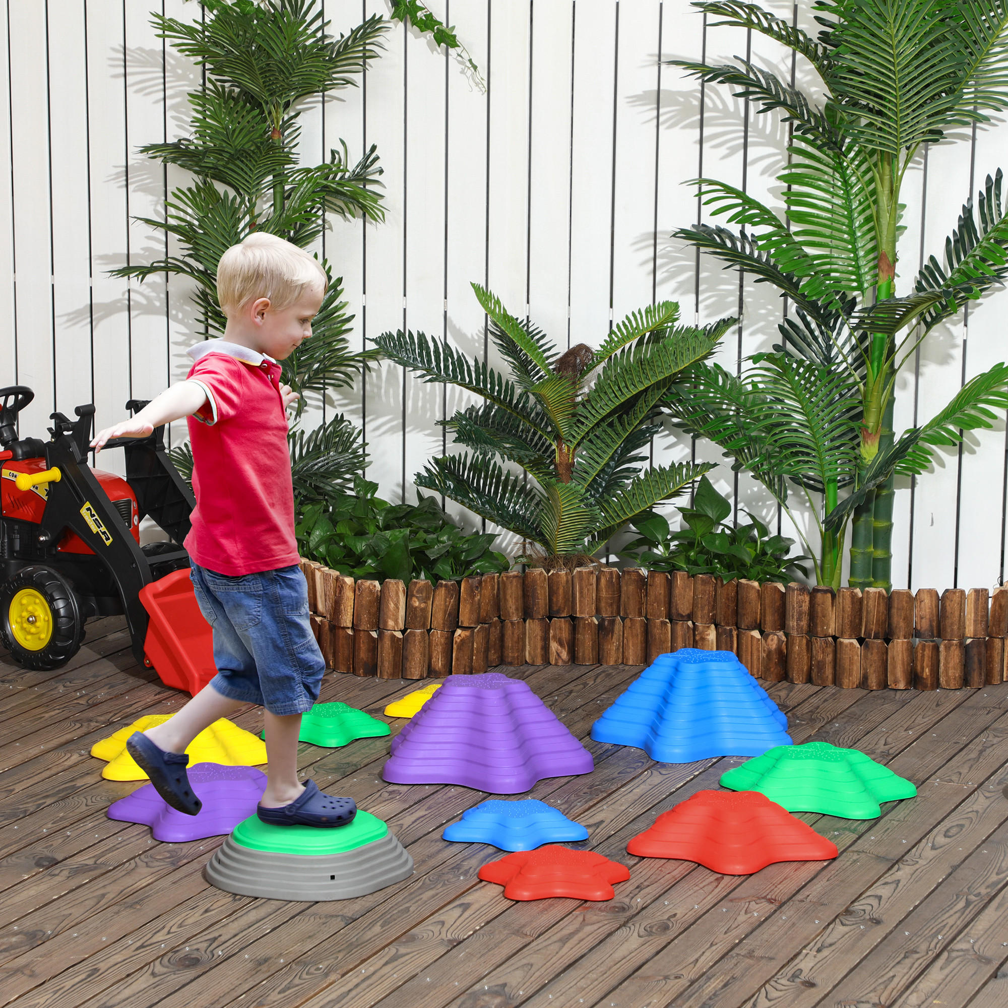 Sunnyglade Weiße Flusssteine – 8,2 Kg, 5-7,6 Cm – Polierte Kiesel Für Pflanzen, Vasen & Garten