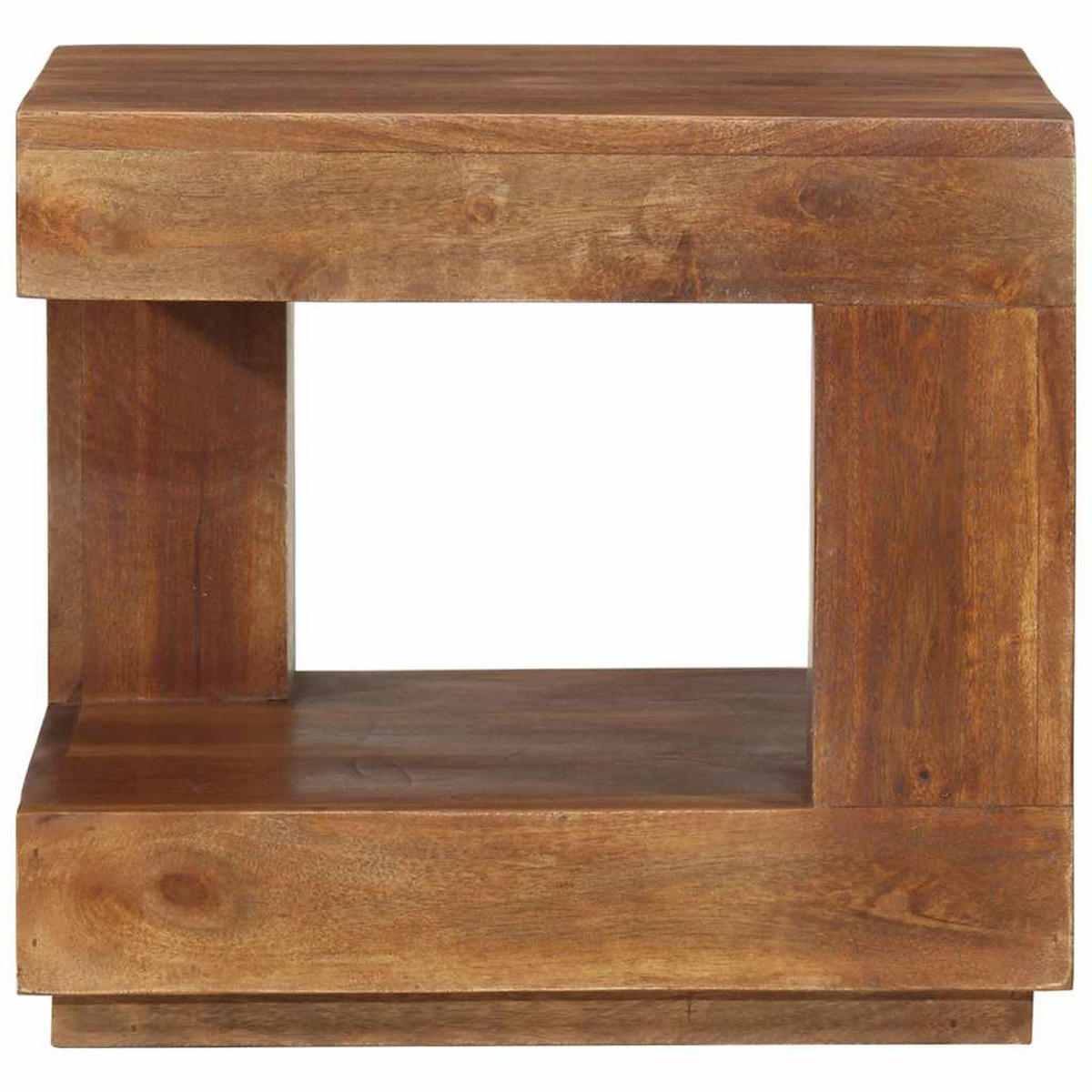 COUCHTISCH 45/45/40 Cm Massivholz Akazie - Braun, Holz (45/45/40cm) - vidaXL