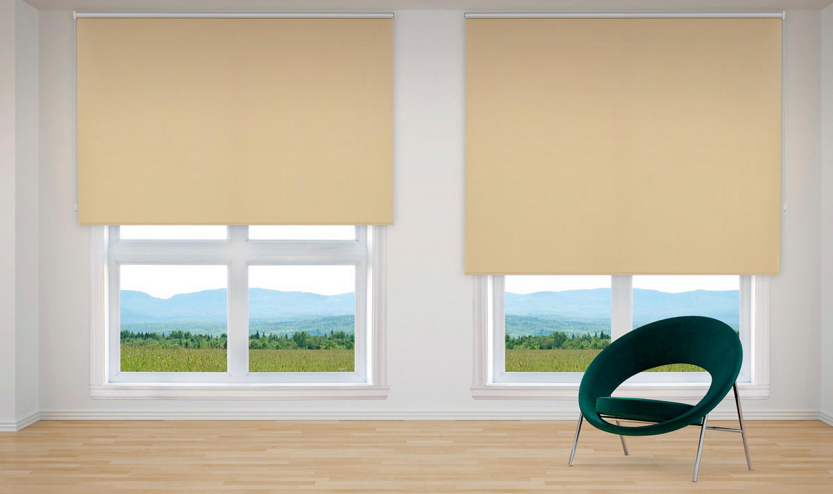 SEITENZUGROLLO lichtdurchlässig L2000 Orange - Orange, Textil (150/190/190cm) - VIEWTEX