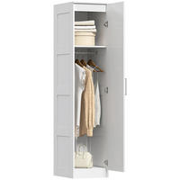 KLEIDERSCHRANK DE-09580 Weiß - Weiß, Holzwerkstoff (52/180/40cm) - ComfortXL