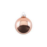 CHRISTBAUMKUGEL Opal, Glas, Kupfer, Ø 6 cm - Kupferfarben, Glas (6/1/6cm) - Gift Company