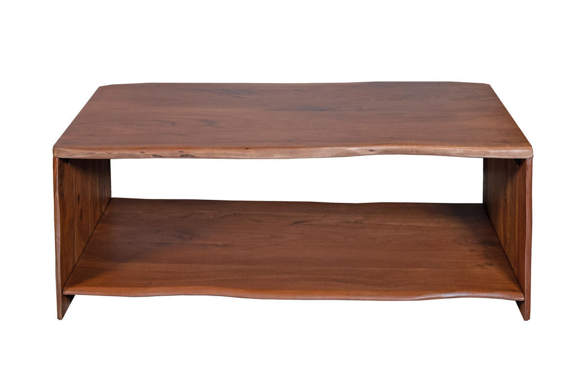COUCHTISCH ADA - Braun/Naturfarben, Akazienholz/Holz (55/115/45cm) - SAM