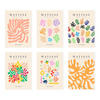 POSTER Set Mit 6 Illustrationen Von Henri Matisse Vegetation A3 Rahmenlos - Klar, Papier (29/3cm) - Nacnic