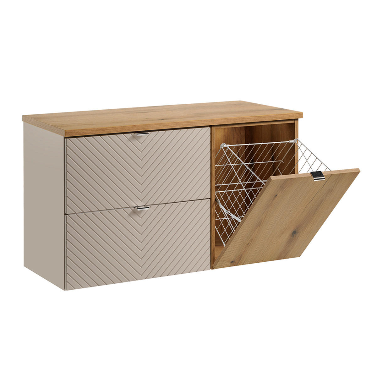 WASCHTISCHUNTERSCHRANK 100.4cm Manoa Kaschmir - Beige, Holzwerkstoff (100.4/59/40cm) - Petits-meubles