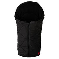 BABYSCHALENFUSSSACK Moo, black - Schwarz, Textil (40/4/80cm) - Kaiserbaby