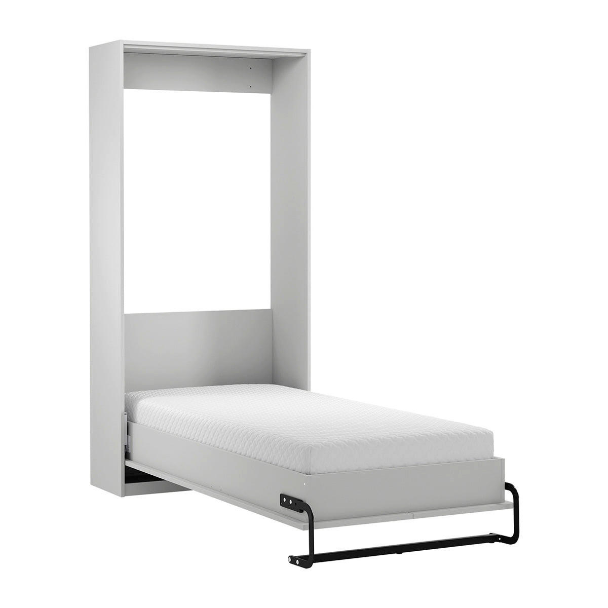 BETT 90/200 Fergus Weiß - Weiß, Holzwerkstoff (90/200cm) - Petits-meubles