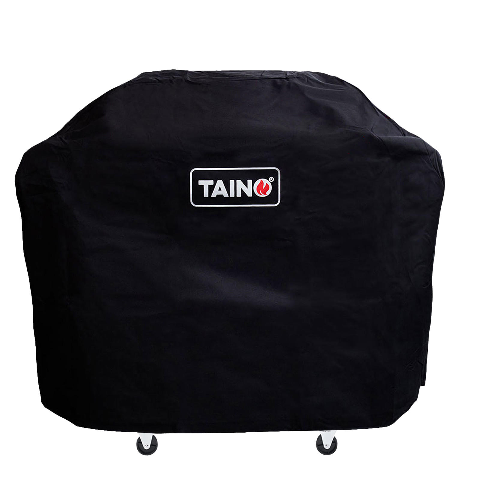 GRILLABDECKPLANE RED 4+1 - Schwarz, Textil (137/110/48cm) - TAINO